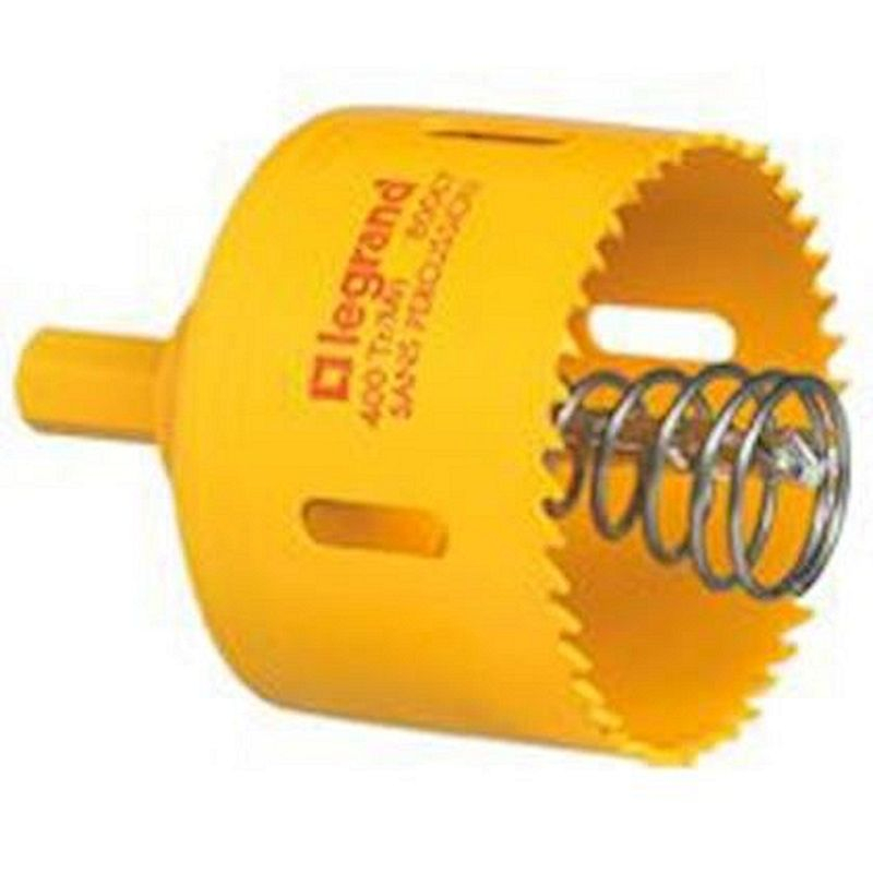 Scie cloche D=85mm pour boîte Batibox prise 20A ou 32A cloisons sèches