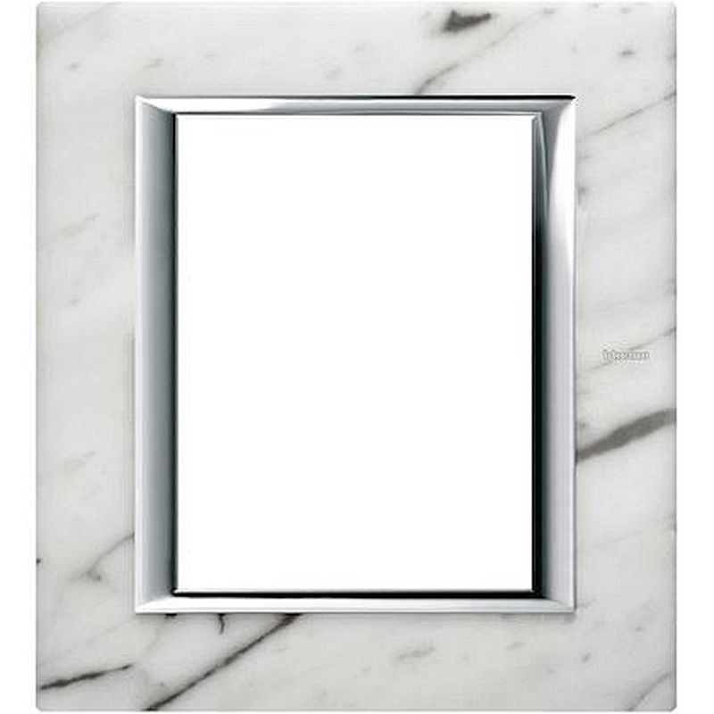 Plaque rectangulaire Axolute Pierre 3+3 modules - Marbre