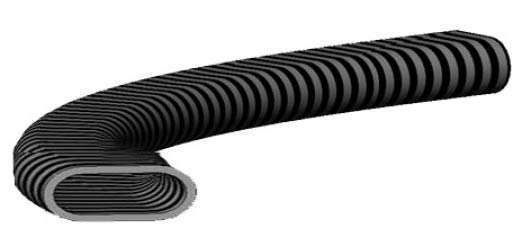 Conduit oblong semi-rigide - CO50/25 - 810400 S&P UNELVENT - 810400 