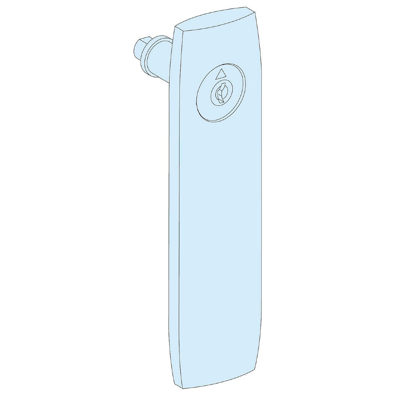 PrismaSeT G Active - Poignée pour coffret IP55 - L=155