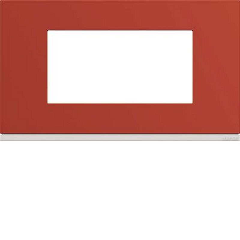 Plaque gallery plastique peint 4 modules entraxe 57mm eglantine