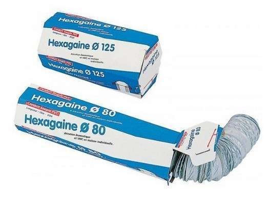 18m Gaine souple PVC compacte ⌀125 - Hexagaine 125 - 423362 ATLANTIC - 423362 