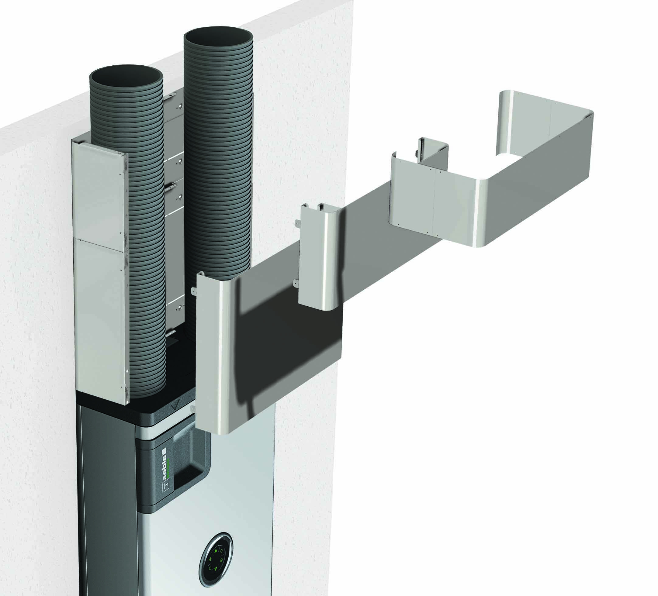 Cache gaine 500mm pour InspirAIR Home SC370 - 11023399 ALDES - 11023399 
