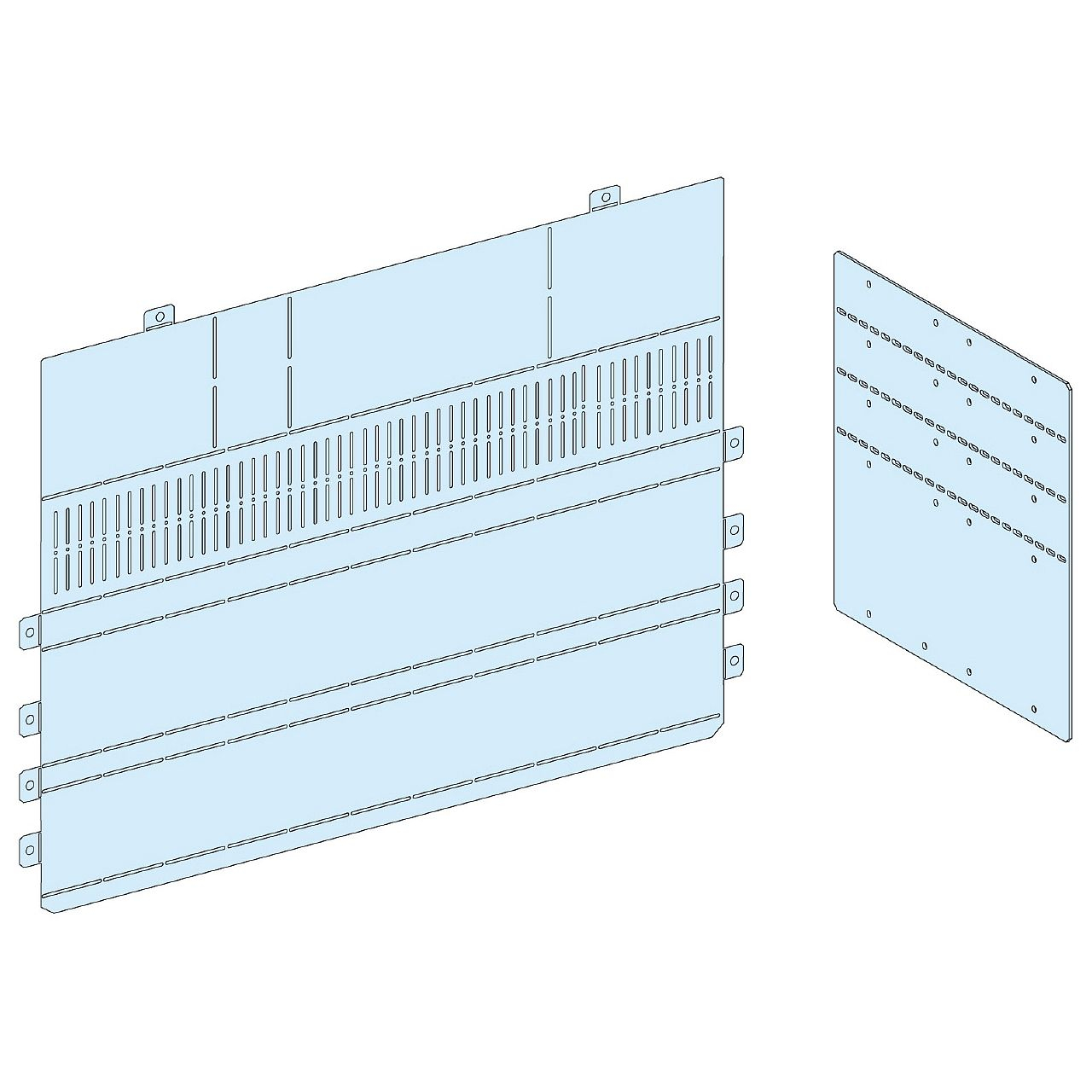 PrismaSeT P Active - Capot raccordement avant NS1600 vertical - fixe