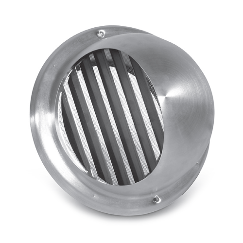 Prise d'air VMC inox anti insectes D125 - SERA - SERA-125 ECONONAME - SERA-125 