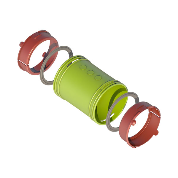 Kit manchon circulaire D90 mm - AE48C Air Excellent - 188569 UBBINK - 188569 