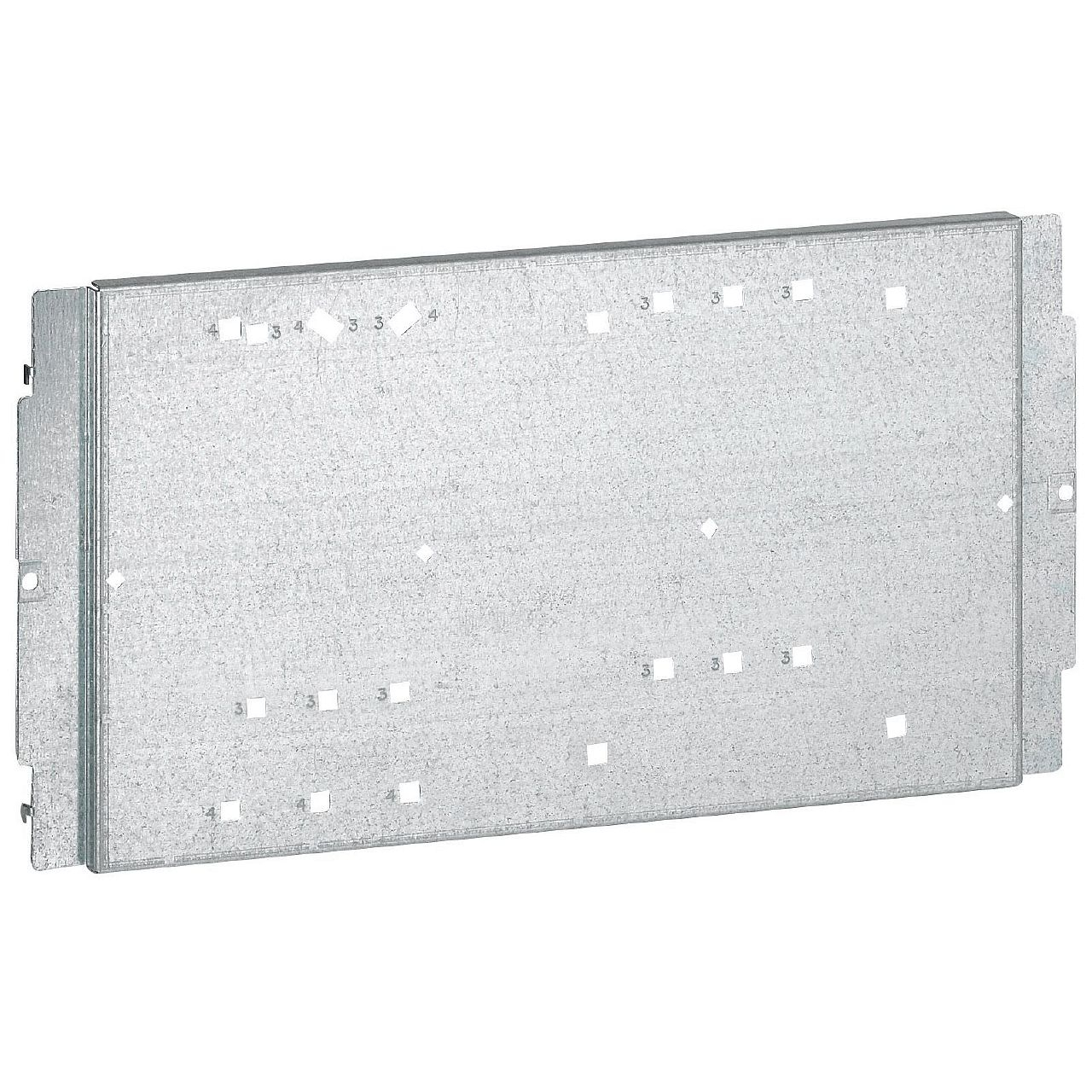 Platine XL³400 - pour 1 à 2 DPX 250 ou 1 DPX³630 fixe + répartiteur - vertical