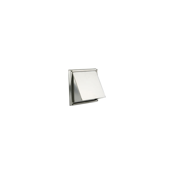 Hotte de façade avec clapet anti-retour inox 185x185 -  RENSON - 8347 