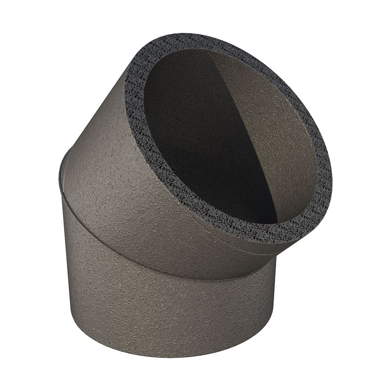 Coude 45° Conduit rigide isolé D200 - Calogaine PRO ALDES - 11091419 