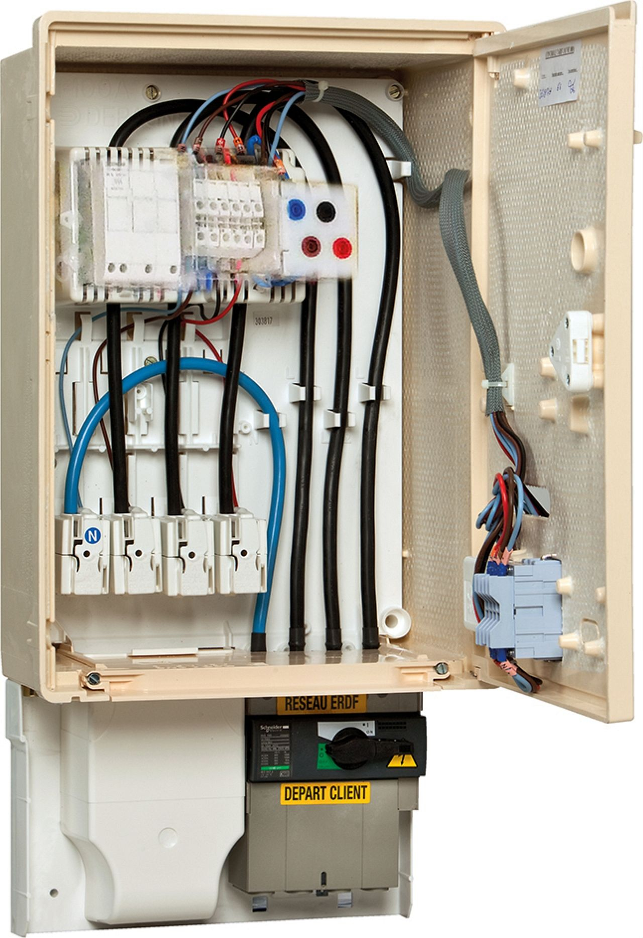 Coffret Branchement Puissance surveillée 100A