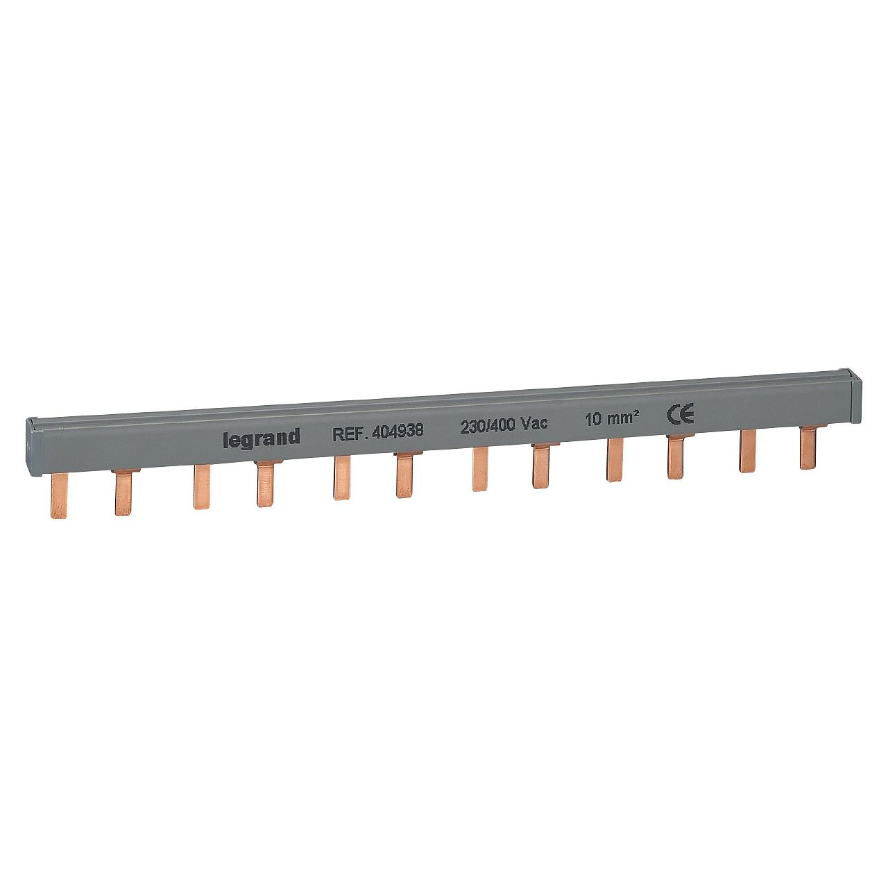 Peigne d'alimentation 2P HX³ traditionnel pour bornes vis - longueur 12 modules