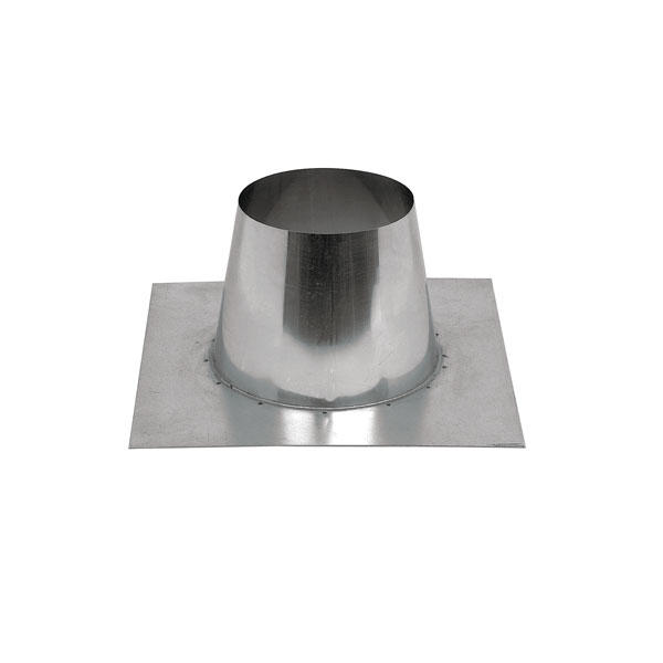 Solin de toiture plat 0 à 10° inox D110/160mm -  UBBINK - 190231 