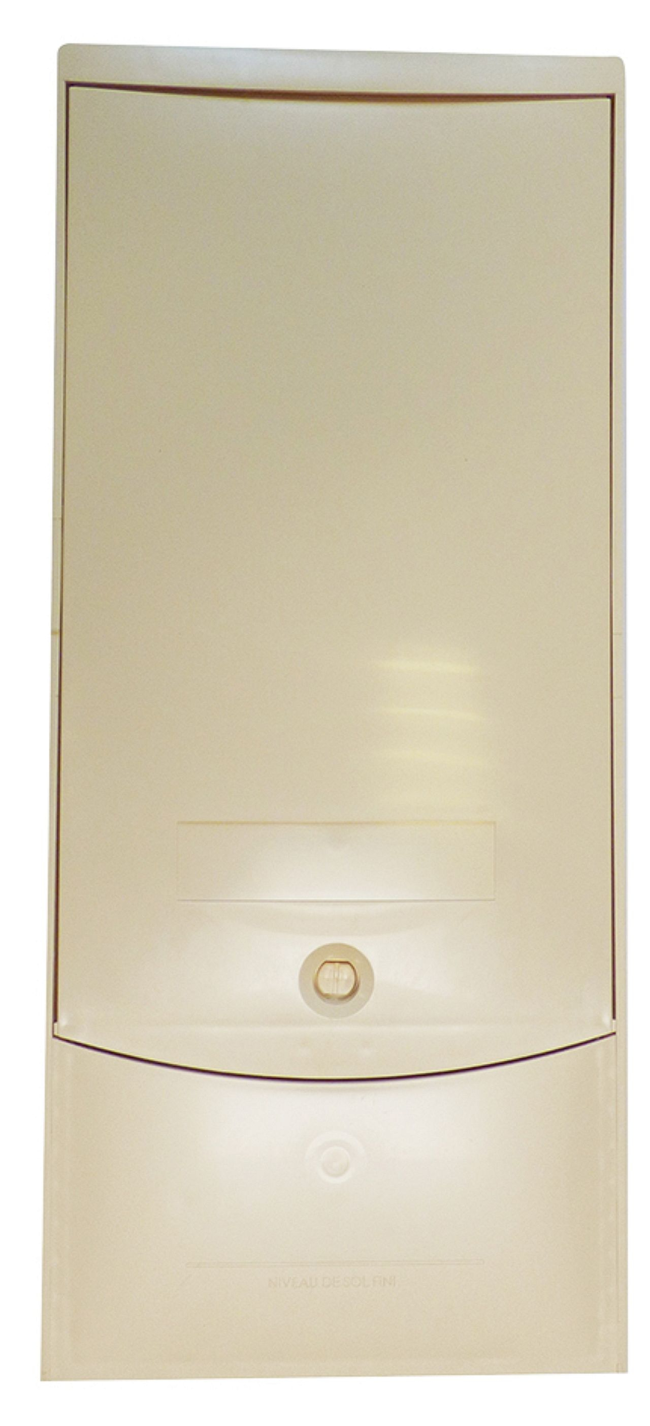 Borne pavillonnaire vidéocom équipée d'une grille