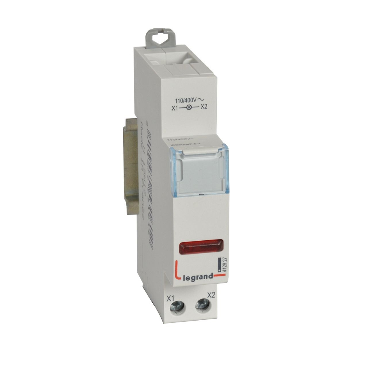 Voyant à LED CX³ simple 110V~ à 400V~ - rouge - 1 module