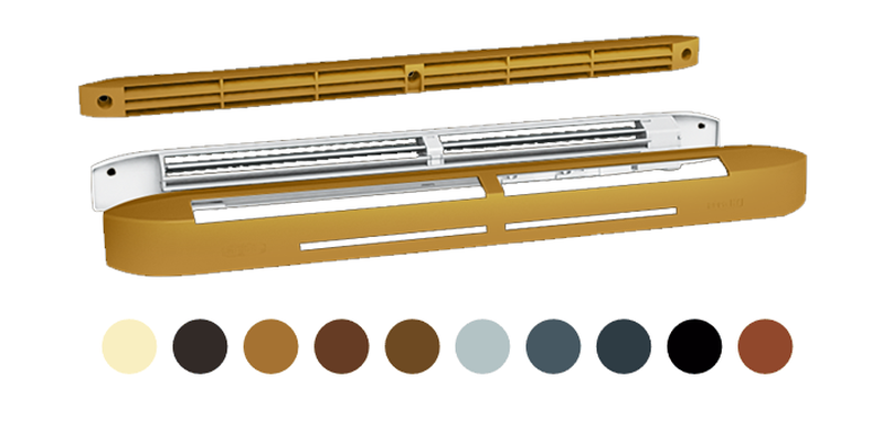 Kit entrée d’air hygro chêne clair - AIRA HY + CE2A + vis - AIRAHYCE2AvisCC ECONONAME - AIRAHYCE2AvisCC 
