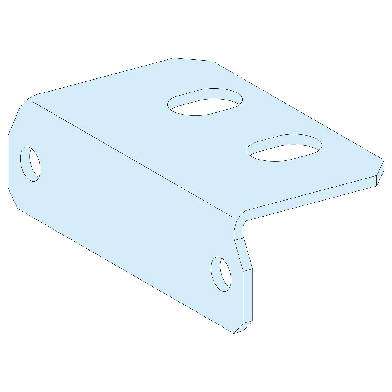 PrismaSeT P Active - Equerres supports PE horizontaux - lot de 2