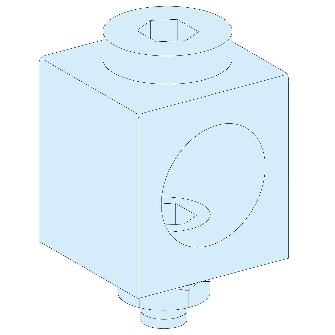 Linergy BS - 4 connecteurs câble 250 à 185 mm2