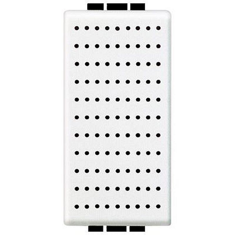 Sonnette à timbre bronze 230V~ Livinglight - Blanc - 1 module