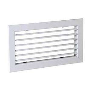 Grille de reprise simple déflexion à ailettes réglables. Couleur blanche - SC101 F3 200X100 - 11050020 ALDES - 11050020 