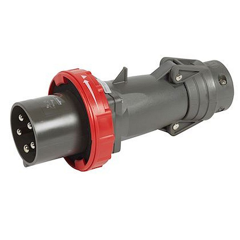 Fiche mobile droite Hypra IP66/67-55 63A - 380V~ à 415V~ - 3P+N+T