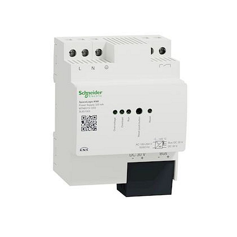 SpaceLogic KNX - Alimentation - 320mA - avec alim aux et contact de diagnostic