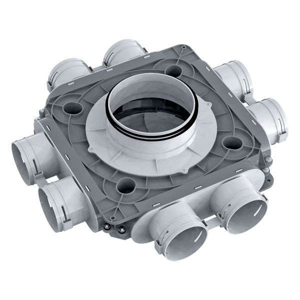 Plenum plat D160 8x75 - EconoFlex  - 1050160/75x8 ECONOPRIME - 1050160/75x8 