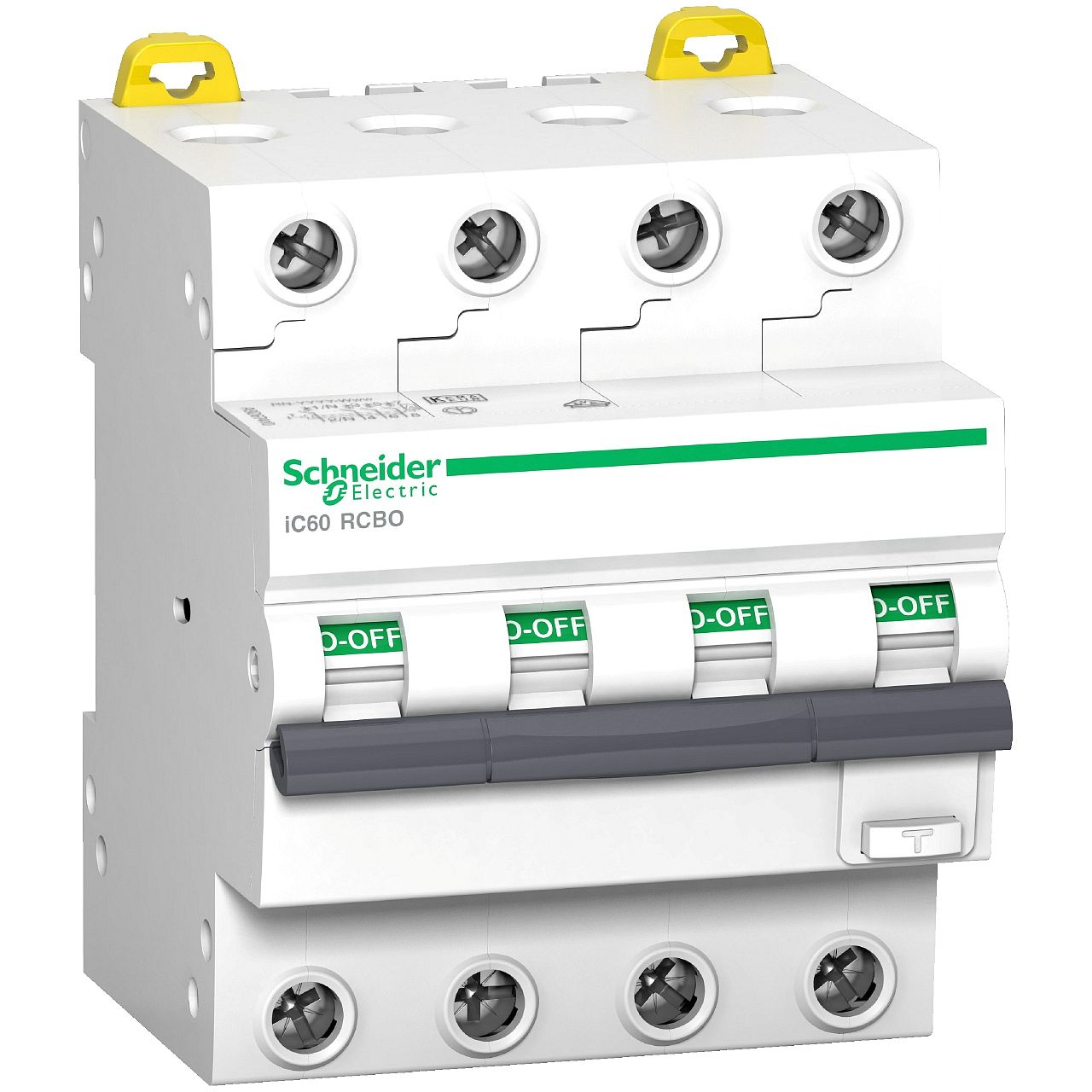 Acti9 iC60 RCBO - disjoncteur differentiel - 4P - 20A - 30mA - C - 6kA - typeAsi