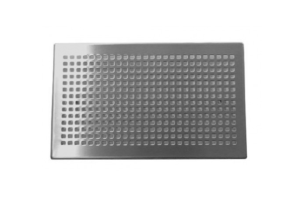 Grille CLD - Torino inox - 990320630 ZEHNDER COMFOSYSTEMS - 990320630 