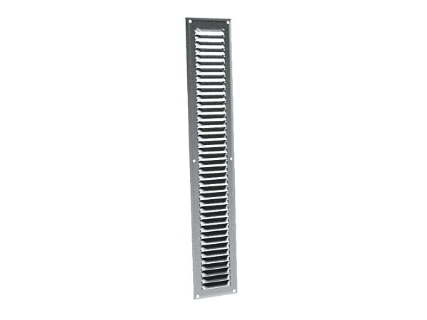 Grilles à auvents en aluminium brut - GA AL 50 x 140 - 6860 ANJOS - 6860 