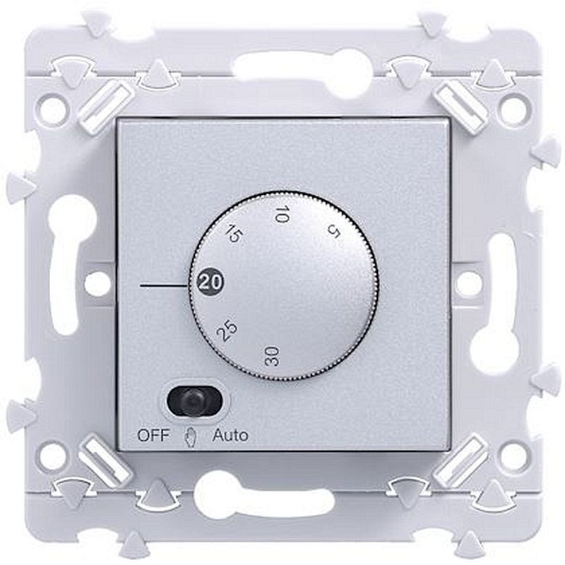 essensya Thermostat fil pilote Titane