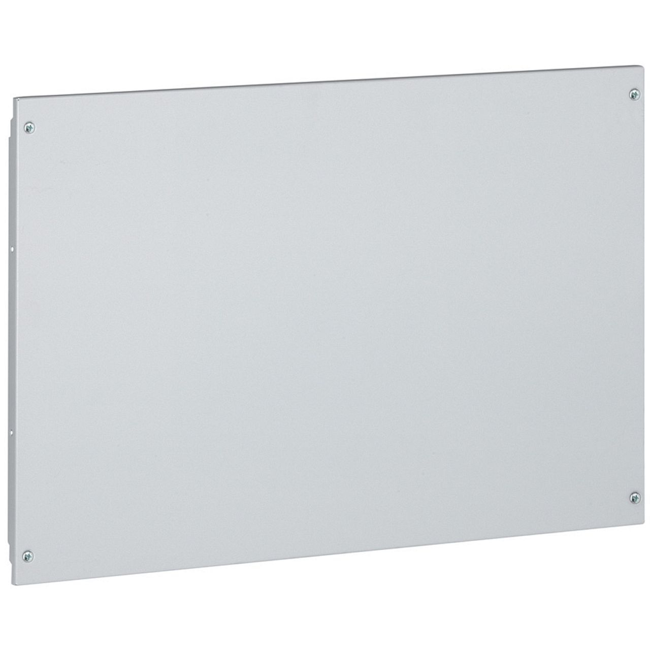 Plastron plein métal à vis pour XL³4000 et XL³800 - hauteur 100mm - 24 modules