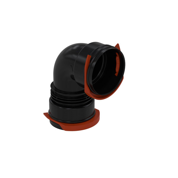 Coude PE 90° pour ComfoTube 90 - 990322153 ZEHNDER COMFOSYSTEMS - 990322153 
