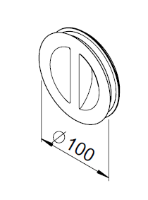 Obturateur / bouchon de nettoyage DN100 - RP-RD - 3037 HELIOS VENTILATEURS - 3037 