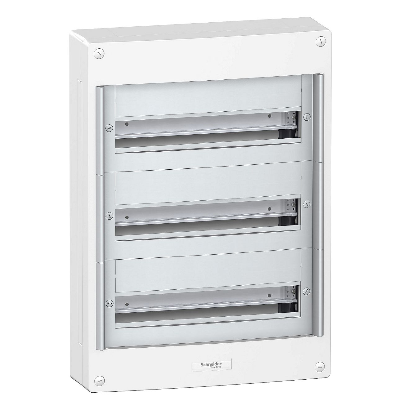 Pragma - coffret en saillie - 3 rangées 18 modules