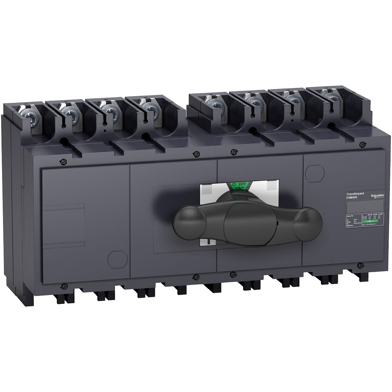 inverseur de source manuel monobloc Interpact INS400 4P 400 A