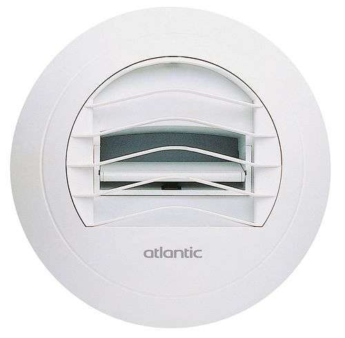 Be 120 j - bouche d'extraction autoreglable avec manchette 120 m3/h diametre 125 - BE 120 J - 520238 ATLANTIC - 520238 
