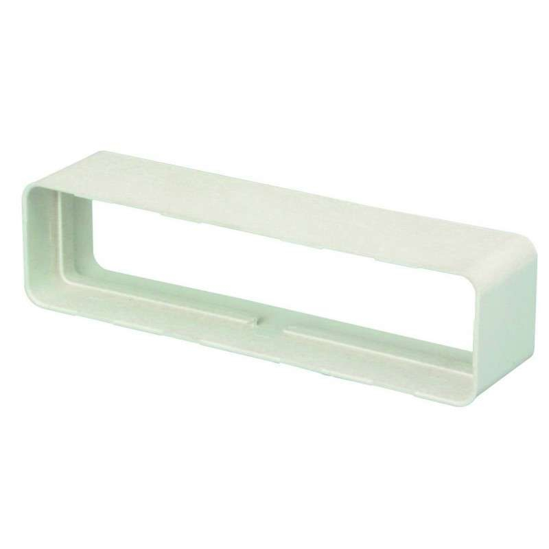 Raccord droit rectangulaire 55x110 plastique - RD 55x110 - 460001 ATLANTIC - 460001 