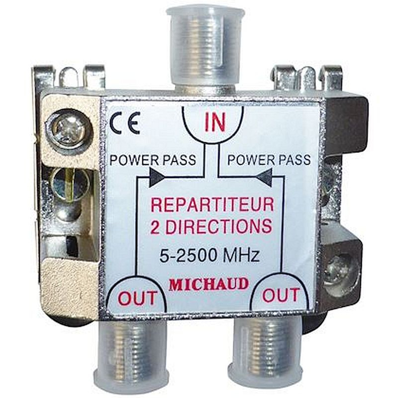 Répartiteur TV 2 sorties