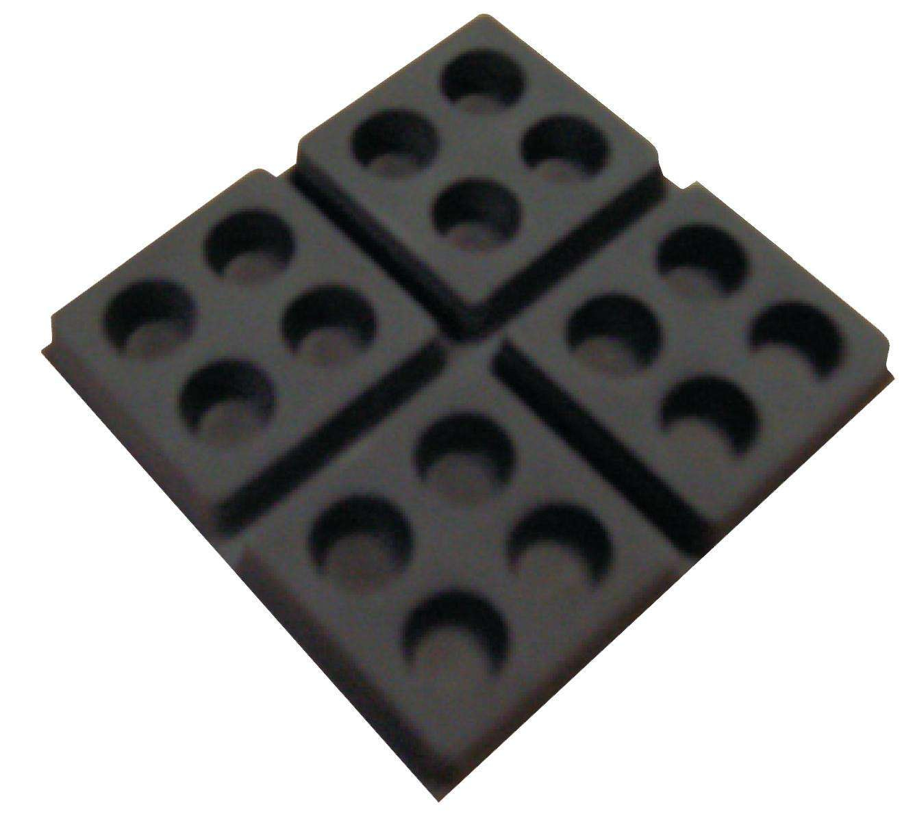 Plot amortisseur pour caisson elastomère - CHOC ISOL - 990001 S&P UNELVENT - 990001 