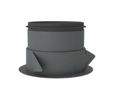 Manchon placo 3 griffes Ø 125 L. 100 mm avec joint de maintien de la gaine - 1794 ANJOS - 1794 