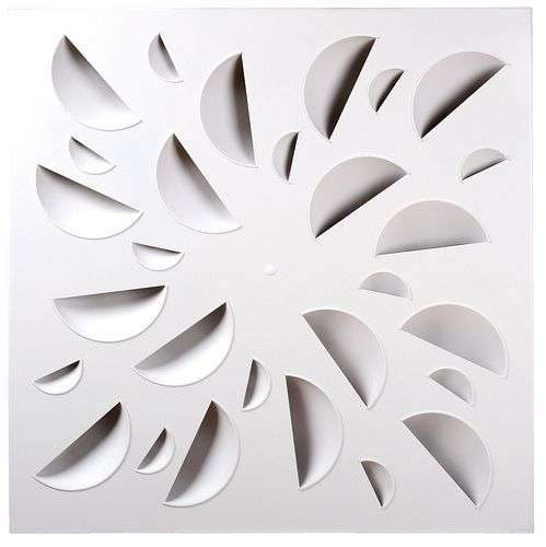 Next 675 blanc - diffuseur souf.675x675 buses abs bla - NEXT 675 BLANC - 537206 ATLANTIC - 537206 