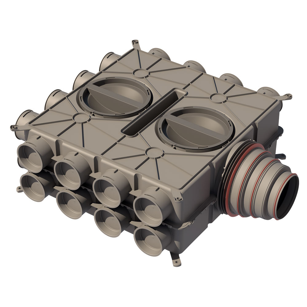 Caisson de distribution multidiamètre 24 piquages - DB824 Air Excellent UBBINK - 188952 