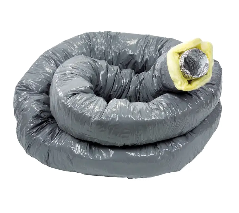 6m Conduit souple Alu ⌀80 isolé 25mm - T 82 ALU CR 25 - 423027 ATLANTIC - 423027 