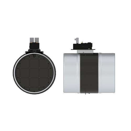 Registre motorisé double vérins - RM2VT bi-débits Ø 160 12/24V - 1298 ANJOS - 1298 