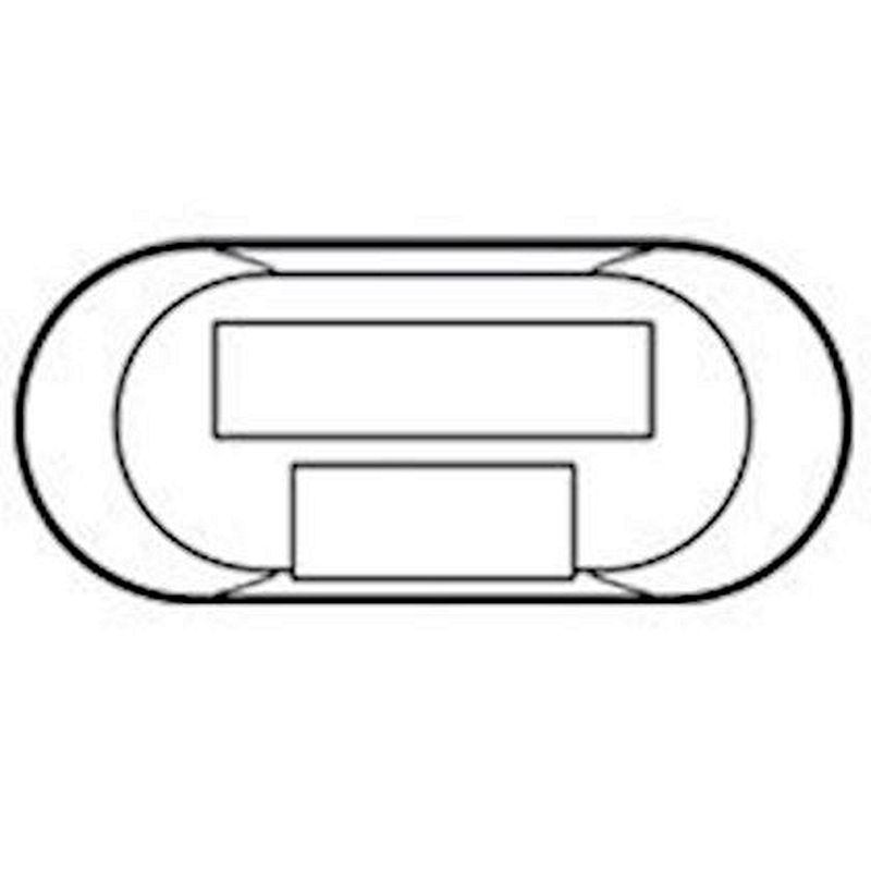 Enjoliveur Céliane pour switch cuivre Ethernet - Blanc