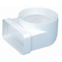 Coude mixte vertical 55x110x100 plastique - CMV 55x110x100 - 460004 ATLANTIC - 460004 