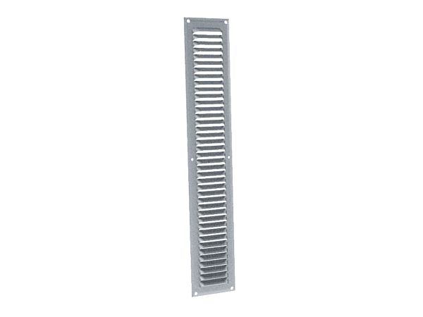 Grilles à auvents en aluminium anodisé - GA AN 50 x 190 - 6661 ANJOS - 6661 