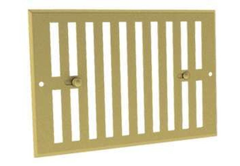 Grille obturable laiton 245 x 170 - GOLA - GOLA240170 ECONONAME - GOLA245170 