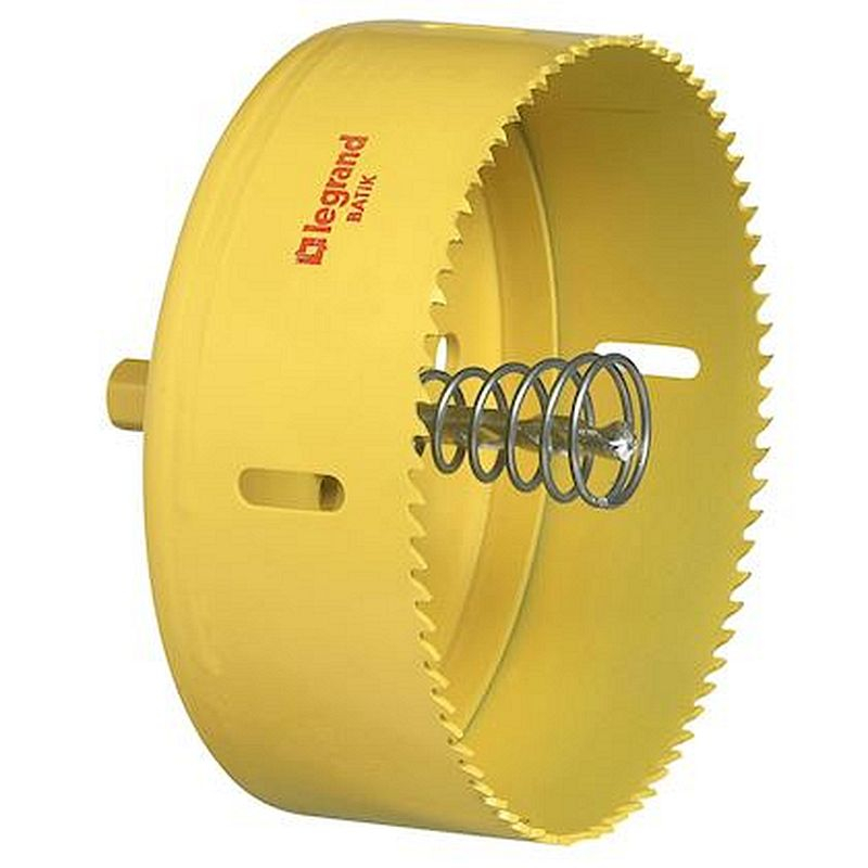 Scie cloche D=127mm pour boîte Batibox coupe-feu cloisons sèches