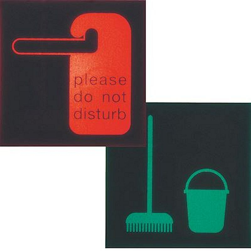 Etiquette pour voyant gallery 2 modules hotel